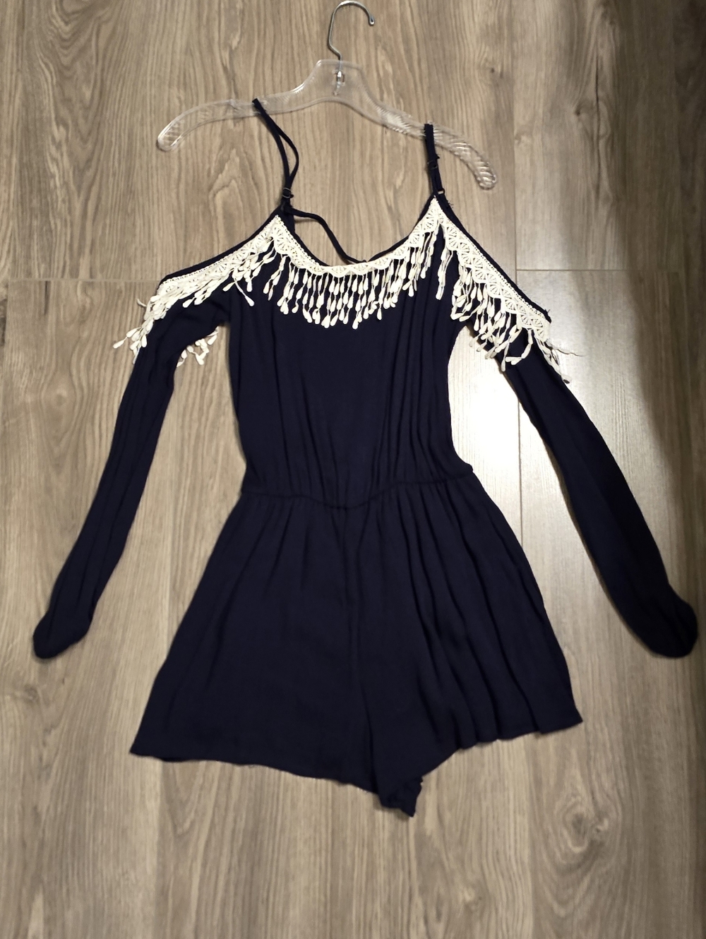 Navy Romper